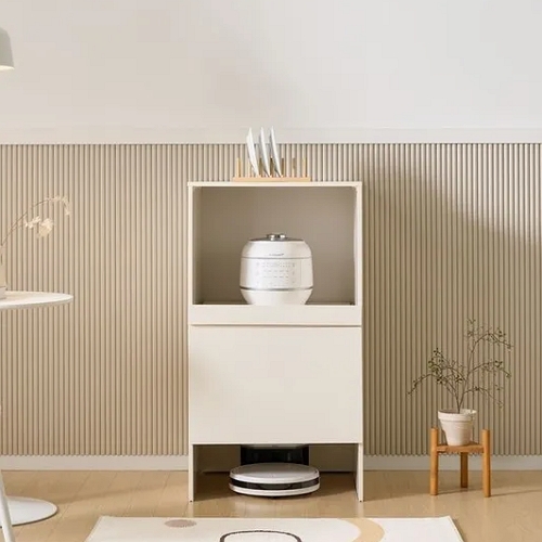 히트가구 G2151 로봇청소기 렌지대 수납장 600_이미지