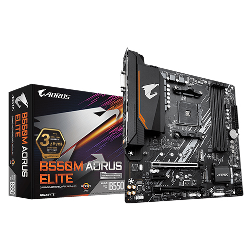 GIGABYTE B550M AORUS ELITE 제이씨현이미지입니다. 누르면 해당 게시물로 새창이동합니다.