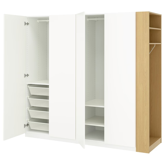 이케아 PAX 팍스 FORSAND 포르산드 화이트 옷장 세트 2200_이미지