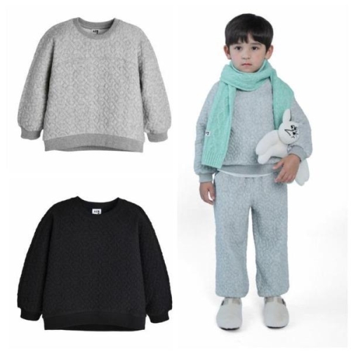 컬리수 HC04 포근누비지맨투맨 아동 키즈 초등 겨울 남아 여아 아이 누밤 티셔츠 S44878011_이미지