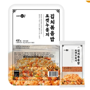 에스앤푸드 심플잇 김치볶음밥 포켓누룽지 432g 2개_이미지