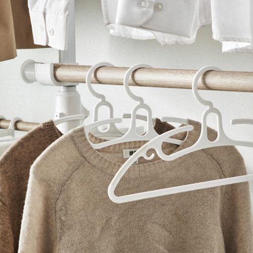 왕자행거 한샘몰 2단 드레스룸 너비조절 행거_이미지