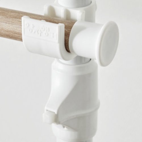 왕자행거 한샘몰 2단 드레스룸 너비조절 행거_이미지