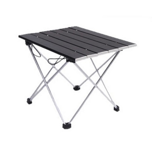 톨른캠퍼 더블랙 알루미늄 접이식 캠핑 테이블 중형
