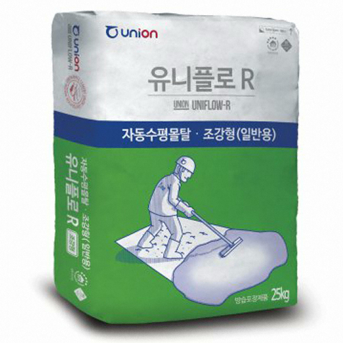 유니온 자동수평몰탈 유니플로R 조강형 25kg (1개)