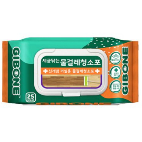 기본에 ㅤ세균닦는 물걸레 청소포 표준형 25매 (1개(25매))_이미지