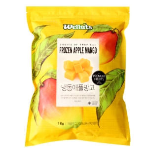 웰루츠 냉동 애플망고 다이스 1kg (3개)_이미지