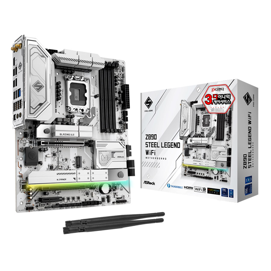 ASRock Z890 스틸레전드 WIFI 디앤디컴이미지입니다. 누르면 해당 게시물로 새창이동합니다.