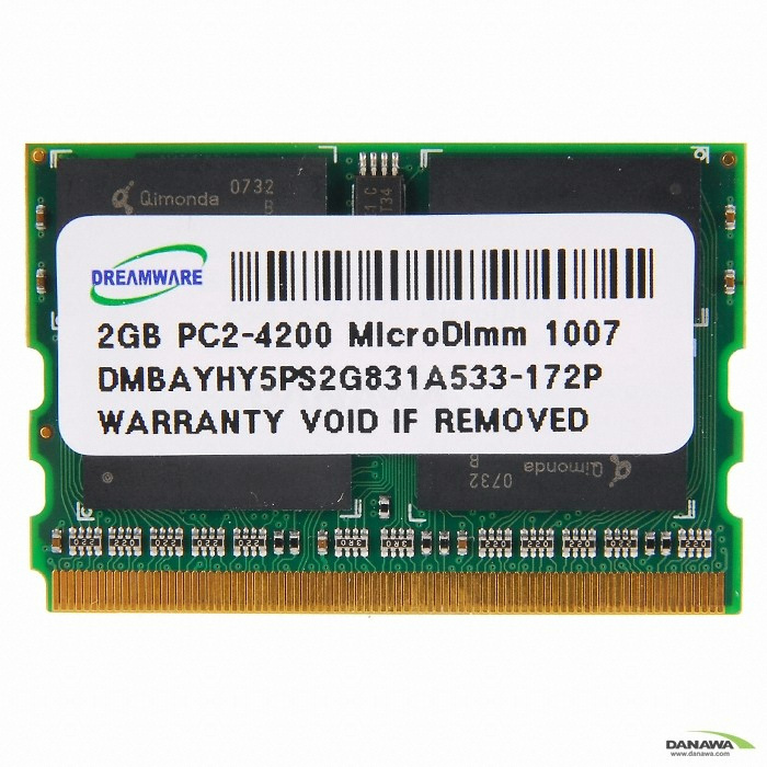 Dreamware 노트북 DDR2-533 Micro-Dimm 172pin (2GB)_이미지