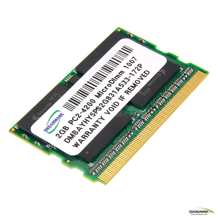Dreamware 노트북 DDR2-533 Micro-Dimm 172pin (2GB)_이미지
