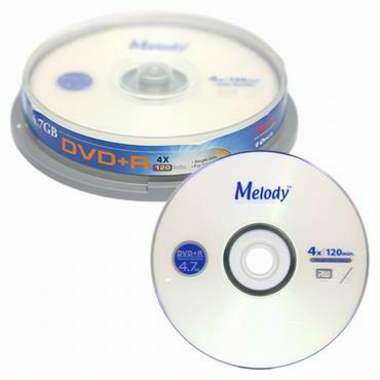 멜로디 DVD+R 4.7GB 4x 케익 10장_이미지