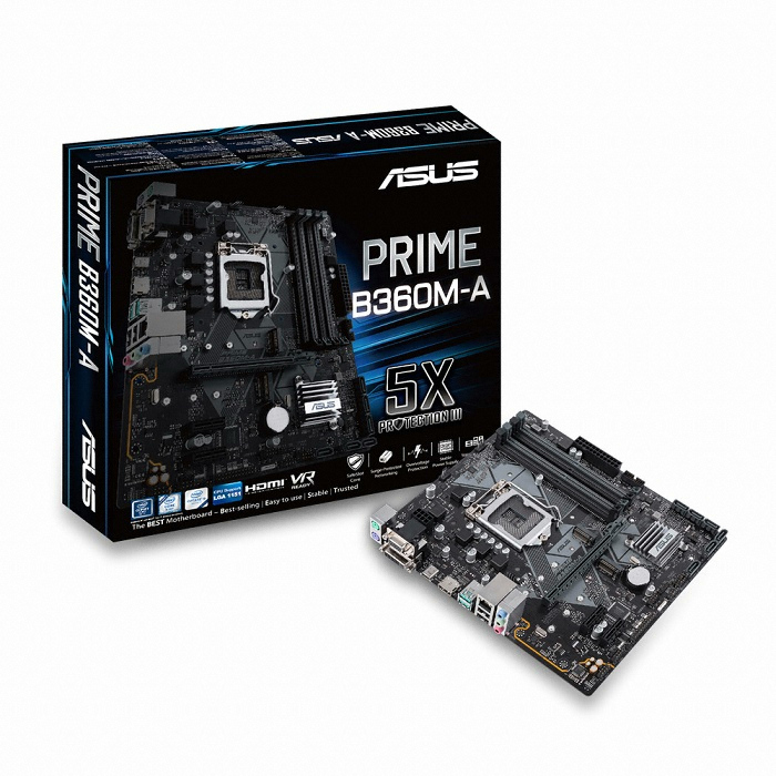 ASUS PRIME B360M-A 인텍앤컴퍼니