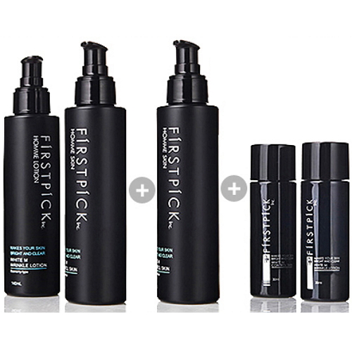 퍼스트픽 옴므 화이트 M 3종 세트