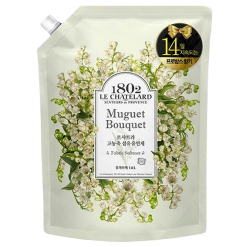 애경 르샤트라1802 고농축 뮤게부케 리필 1.6L (5개)