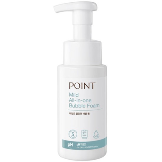 포인트 마일드 올인원 버블 폼 260ml (1개)