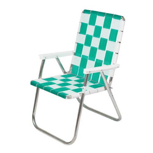 론체어 클래식 (그린화이트체커보드)_이미지