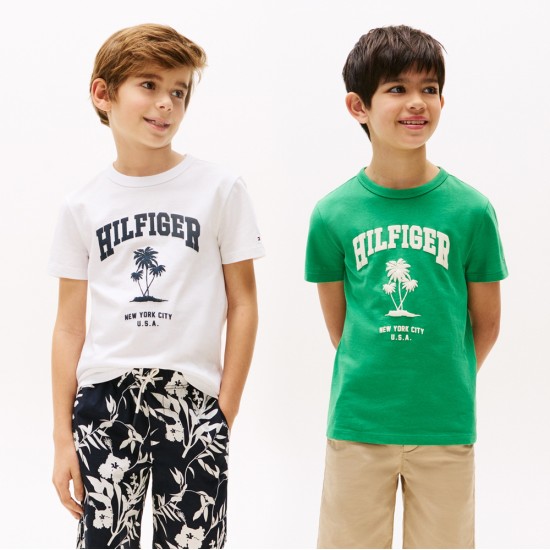 팜 프린트 티셔츠 2종 T42F1KKO840BT1