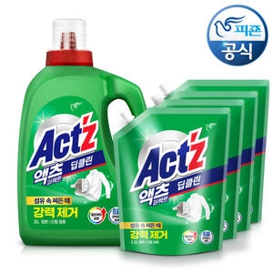 액츠 퍼펙트 딥클린 3L + 리필 2.2L (본품1개+리필4개)_이미지