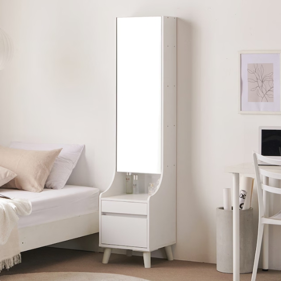 퍼니하우스 소피아 전신거울 수납 미니 좌식 화장대 400이미지입니다. 누르면 해당 게시물로 새창이동합니다.