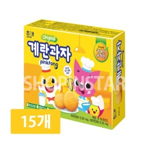 해태제과 핑크퐁 계란과자 70g (15개)_이미지