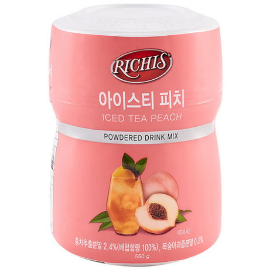 (주)동서 리치스 아이스티 피치 550g (6개)_이미지