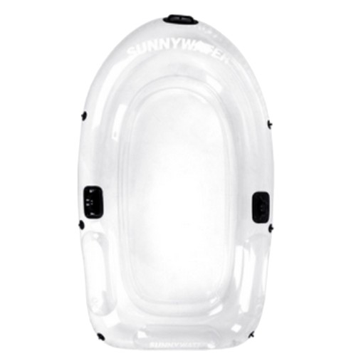 투명 유리보트 튜브 2인용