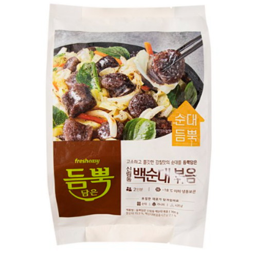 프레시지 듬뿍담은 신림동 백순대볶음 705g (5개)