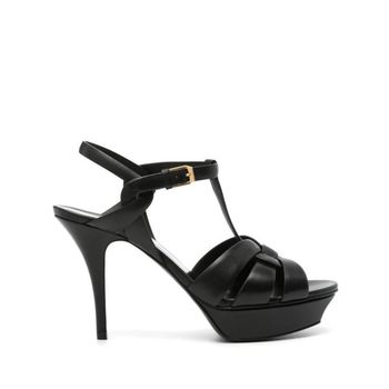 생로랑 트리뷰트 플랫폼 블랙 샌들 150485218_이미지