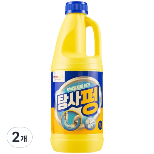 탐사 배수구 세정제 1L 2개_이미지