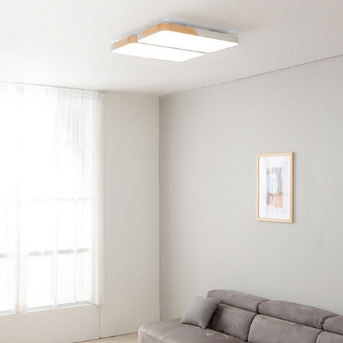 잇츠라이팅  LED 우드라인 거실등 120W