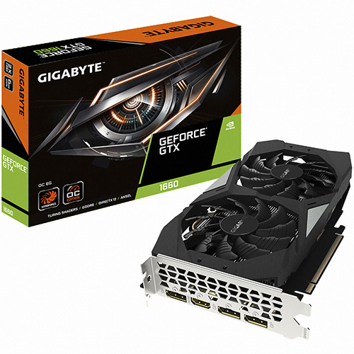 GIGABYTE ������ GTX 1660 UDV OC D5 6GB ���̾���