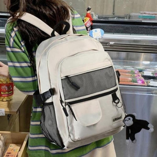 셀러허브 5컬러메쉬 포켓 캐주얼 백팩 학생 책가방 S11628834