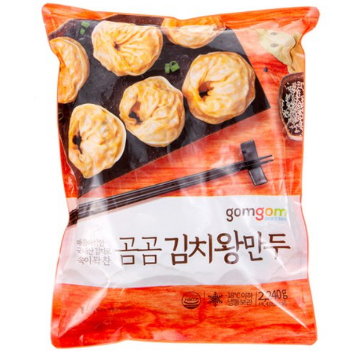 곰곰 김치 왕만두 2.24kg (2개)_이미지