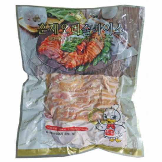 삼아아시아 훈제오리 슬라이스 800g (2개)