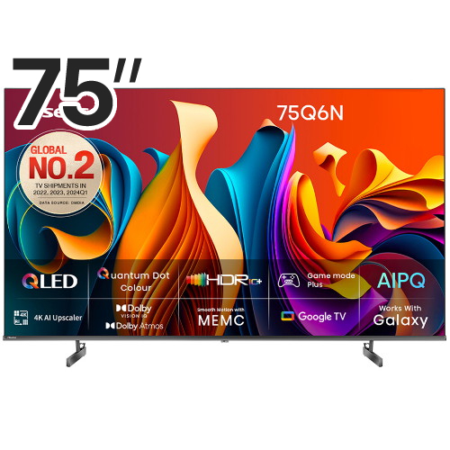 하이센스 75Q6N (스탠드)