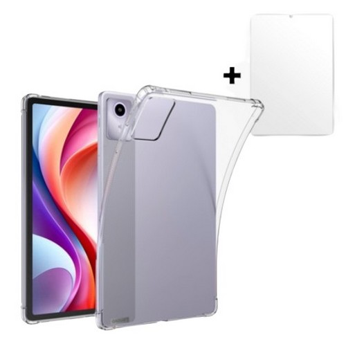 칸탐 레노버 탭 M11 TPU 클리어 케이스+액정보호필름 세트_이미지