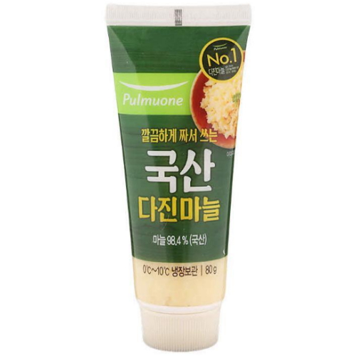 풀무원 국산 다진마늘 80g (1개)_이미지