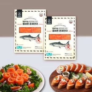 피터씨마켓 항공직송 생연어로 만든 올바른 훈제연어 300g 2_이미지
