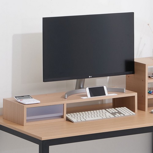 우드웰 MT-10 스토리 서랍형 모니터 받침대_이미지
