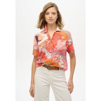 ���۵���� Co RESORT Button-down blouse kam coral 7502889