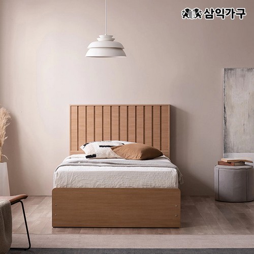삼익가구 레온 프리미엄 빅수납 호텔 침대 SS (유로탑독립)_이미지