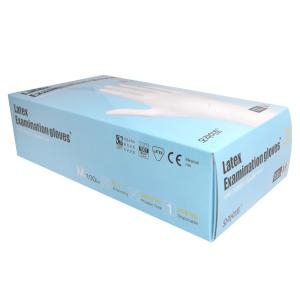 오라이트 라텍스 위생장갑 100매 M 식품용 일회용