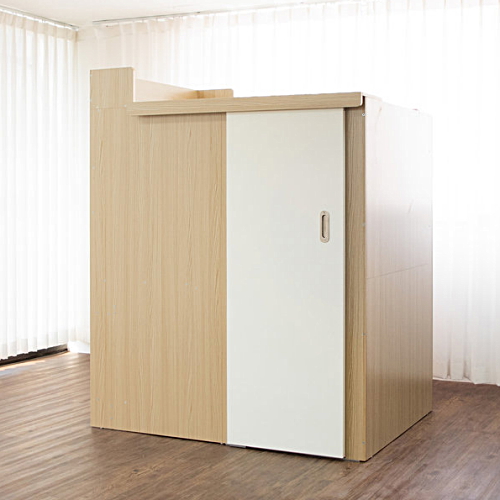 아이디어스터디 1인실 워크스테이션 슬라이딩 독서실책상 (1000x1420)_이미지