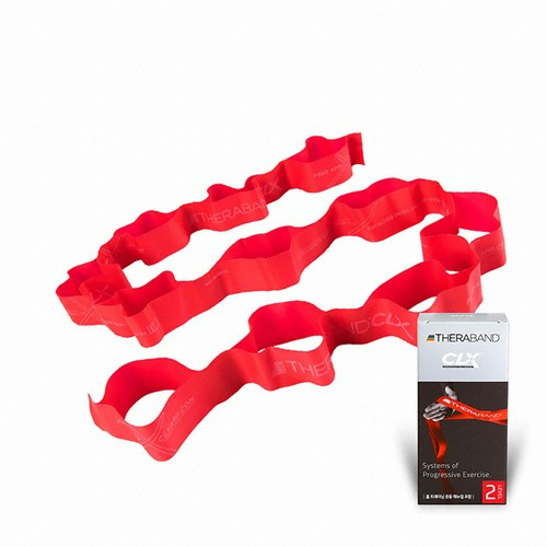 하이제닉 세라밴드 CLX 루프형 탄력밴드 (2단계, 레드)