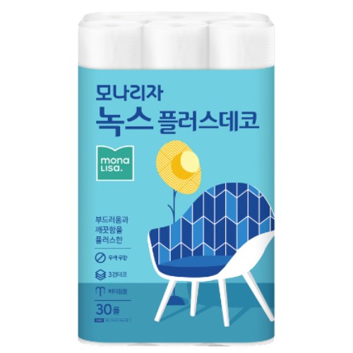 모나리자 녹스 플러스 데코 27m (30롤) (2팩)