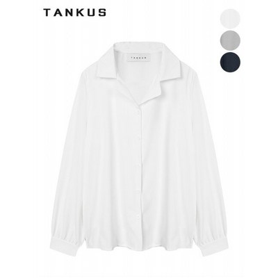 케이브랜즈 바닐라비 여성 캡소매 셔링 블라우스 1387814 SL 스카이블루 00F