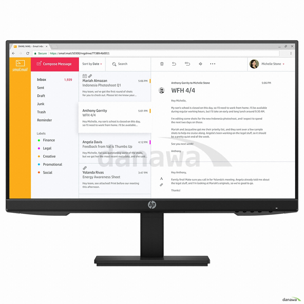 HP ProDisplay P24h G4 (중고)_이미지