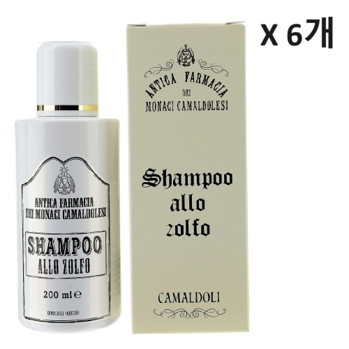 까말돌리 졸포 유황 샴푸 200ml (6개)_이미지