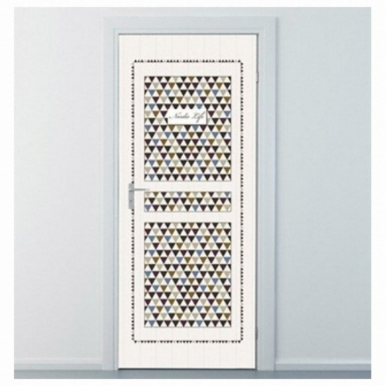낭만창고 노르딕 가랜드 B타입 현관문시트지 ncbr091 [100cm x 2.1m]