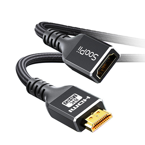 SooPii HF80 HDMI v2.1 연장 케이블 (0.3m)_이미지